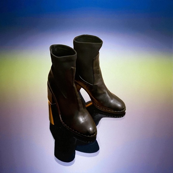 ASOS Black Studded Boots - Picture 2 of 10